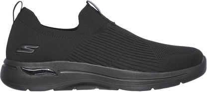 Skechers GO Walk Arch Fit Iconic EXTRA WIDE FIT Mens Walking Shoes - Black