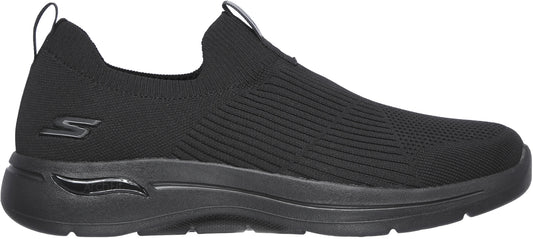 Skechers GO Walk Arch Fit Iconic EXTRA WIDE FIT Mens Walking Shoes - Black