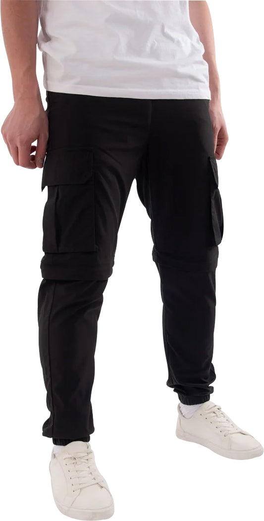 Soulstar Essentials Mens Cargo Pants - Black