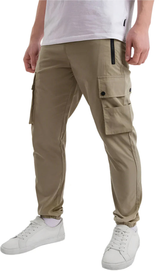 Soulstar Combat Mens Cargo Pants - Beige