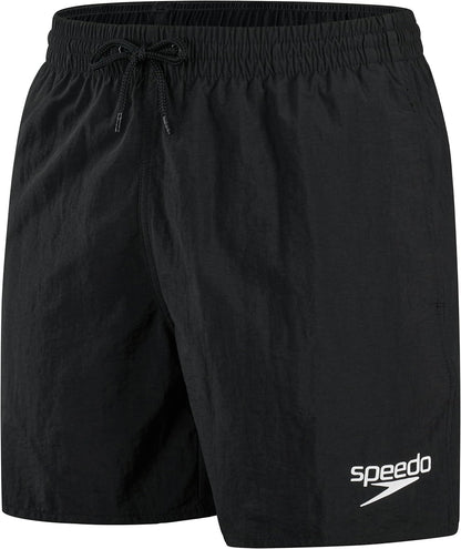 Speedo Essentials 16 Inch Mens Swim Shorts - Black