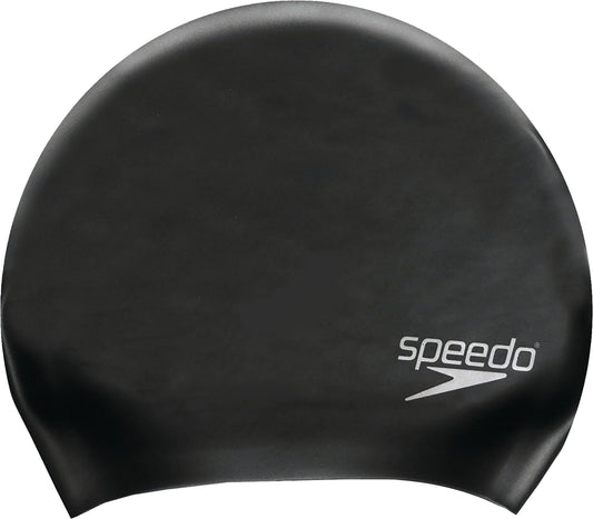 Speedo Long Hair Swimming Cap - Black