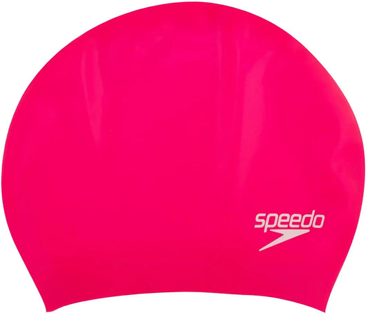 Speedo Long Hair Swimming Cap - Pink