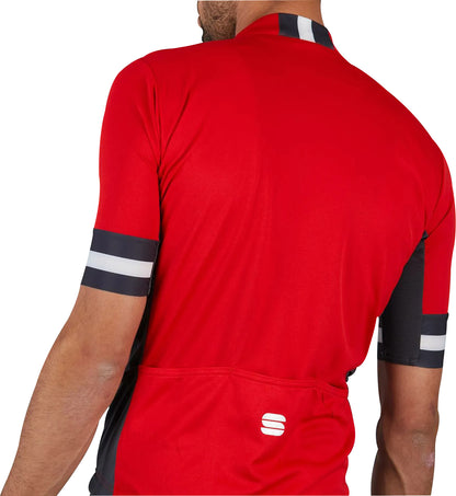Sportful Kite Short Sleeve Mens Cycling Jersey - Red