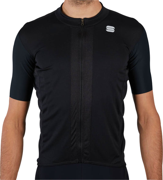 Sportful Strike Short Sleeve Mens Cycling Jersey - Black