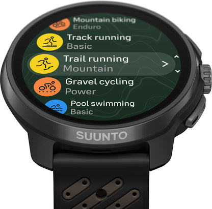 Suunto Race 2 Titanium GPS Sports Watch - Black