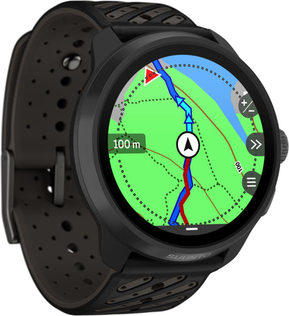 Suunto Race 3S Titanium GPS Sport Watch - Black