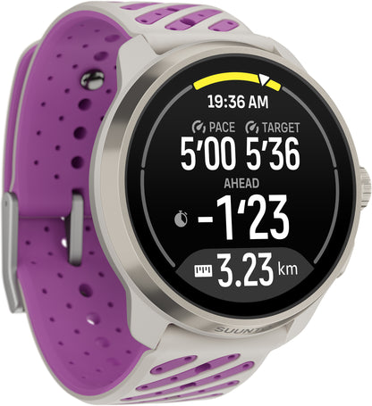 Suunto Race 3S Titanium GPS Sport Watch - Purple