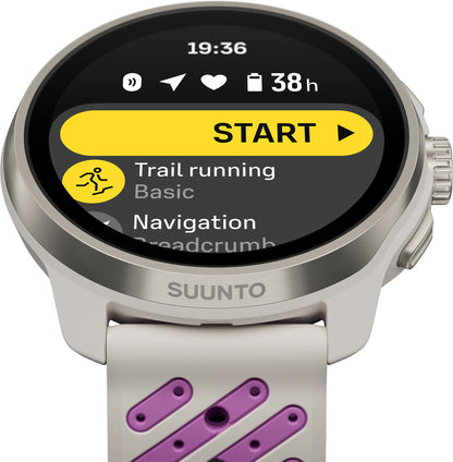 Suunto Race 3S Titanium GPS Sport Watch - Purple