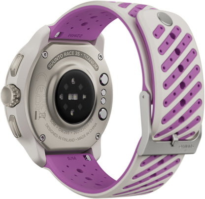 Suunto Race 3S Titanium GPS Sport Watch - Purple