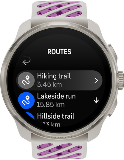 Suunto Race 3S Titanium GPS Sport Watch - Purple