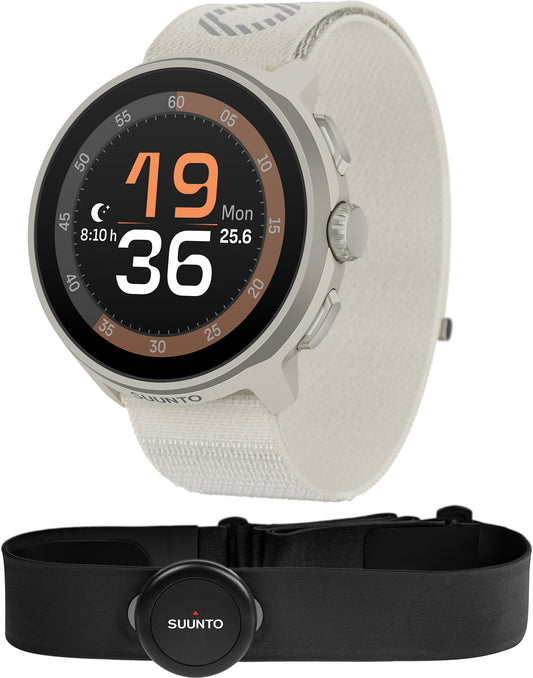 Suunto Run GPS Sports Watch + FREE Smart Heart Rate Belt - Grey