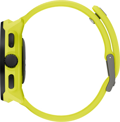 Suunto Run GPS Silicone Strap Sports Watch + FREE Smart Heart Rate Belt - Lime