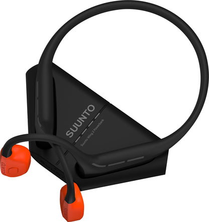 Suunto Wing 2 Bone Conduction Running Headphones - Orange