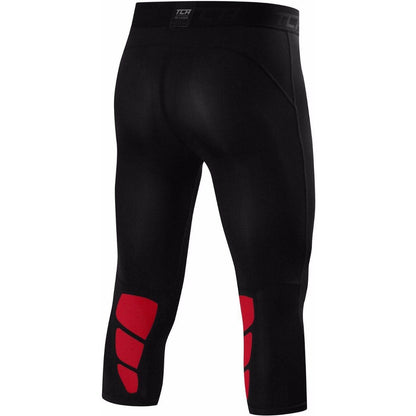 Tca Fx Laser Compression Tights S Mefxca Blackred Back View