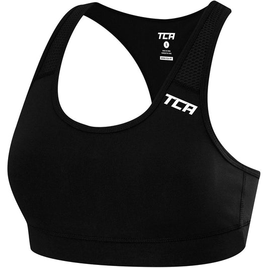 TCA Hex Womens Sports Bra - Black