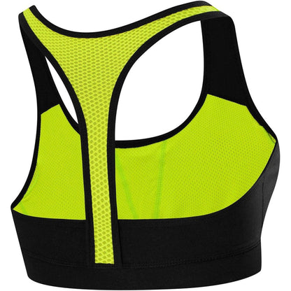 TCA Hex Womens Sports Bra - Black