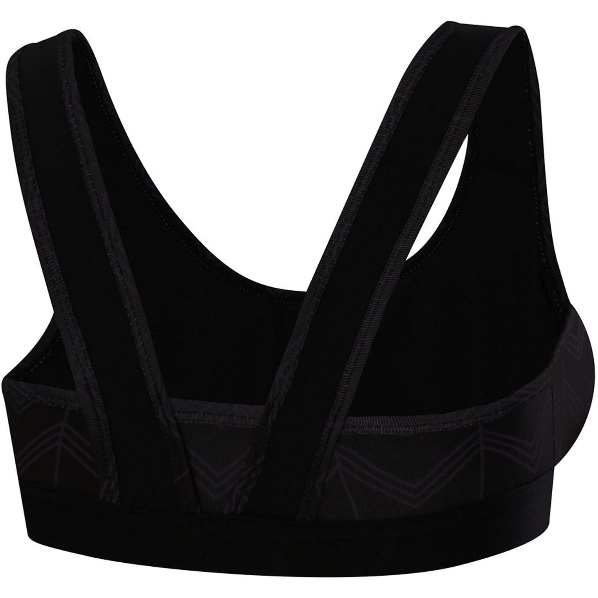 Tca Impulse Sports Bra S  Wocvcr Black Back View