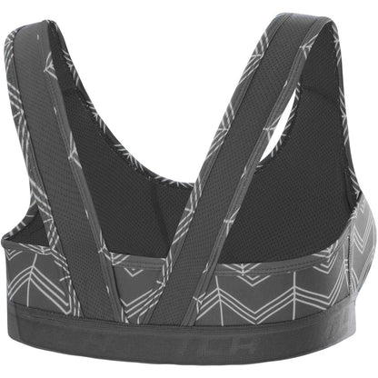 Tca Impulse Sports Bra S  Wocvcr Grey Back View