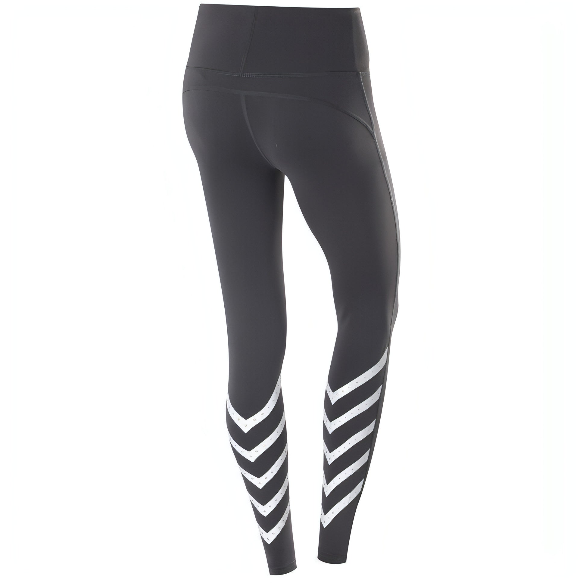 Tca Laser Tech Reflective Tights S  Wlti Grey Back View