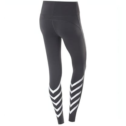 Tca Laser Tech Reflective Tights S  Wlti Grey Back View