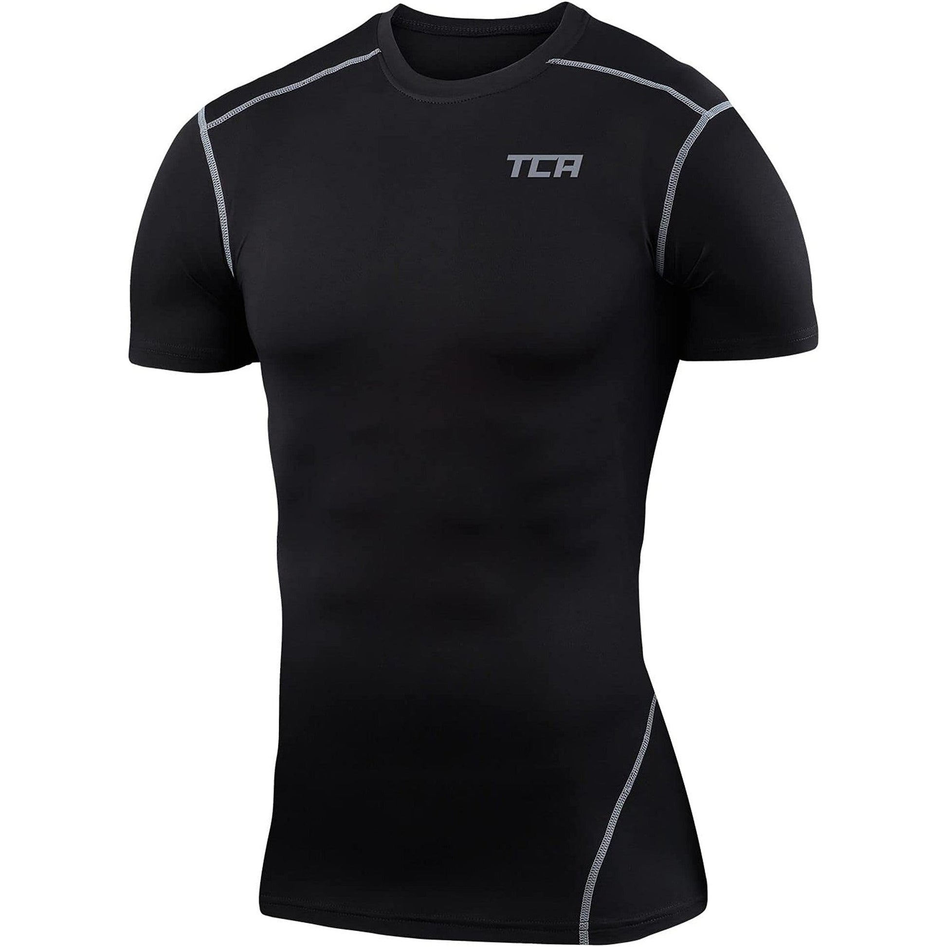Tca Pro Performance Short Sleeve Compression S Tcass Black Junior