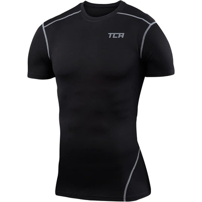 Tca Pro Performance Short Sleeve Compression S Tcass Black Junior