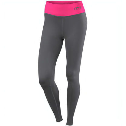TCA Pro Performance Supreme High Waist Womens Long Running Tights - Grey