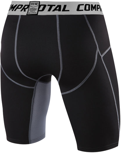 TCA SuperThermal Compression Mens Short Running Tights - Black