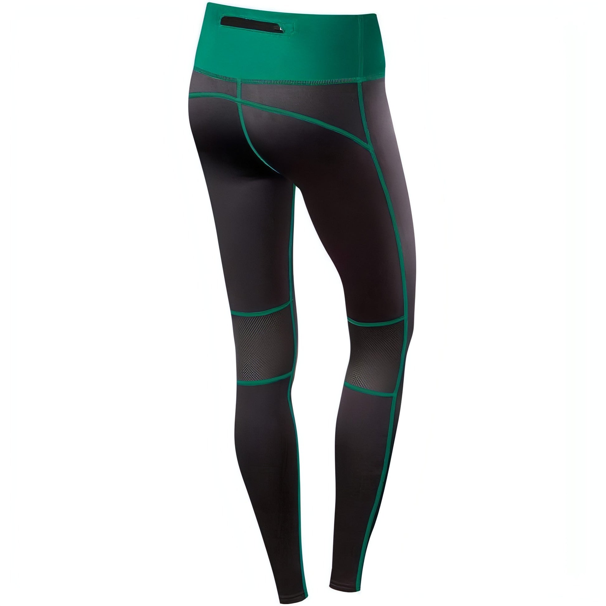 Tca Superthermal Performance Long Tights S  St Blackpetrol Back View