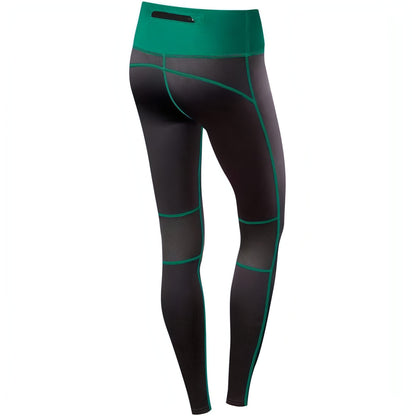 Tca Superthermal Performance Long Tights S  St Blackpetrol Back View