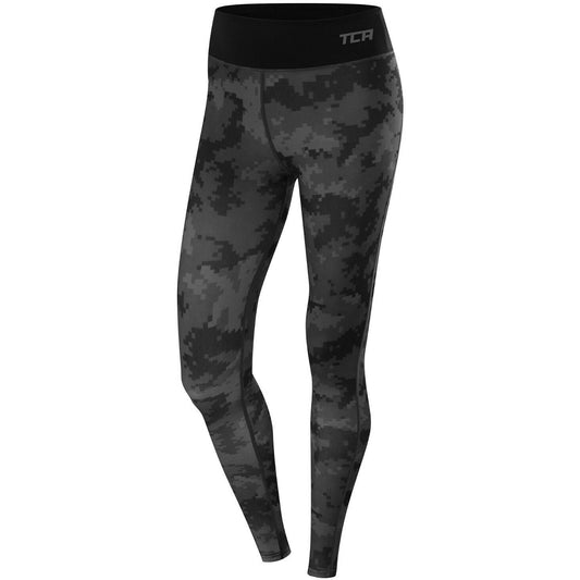 Tca Supreme Graphic Long Tights S Wpti Black Greycamo