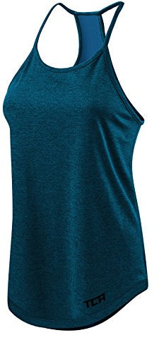 TCA Switch Up Reversible Womens Running Vest Tank Top - Blue