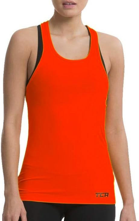 TCA Tech Racerback Womens Running Vest Tank Top - Red