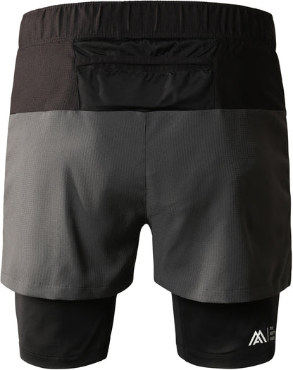 The North Face Lab Dual 2 In 1 Mens Running Shorts - Grey