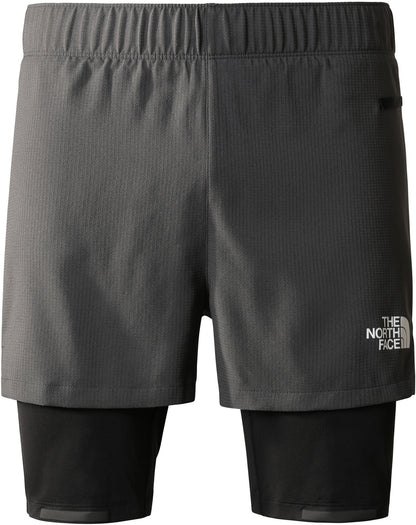 The North Face Lab Dual 2 In 1 Mens Running Shorts - Grey