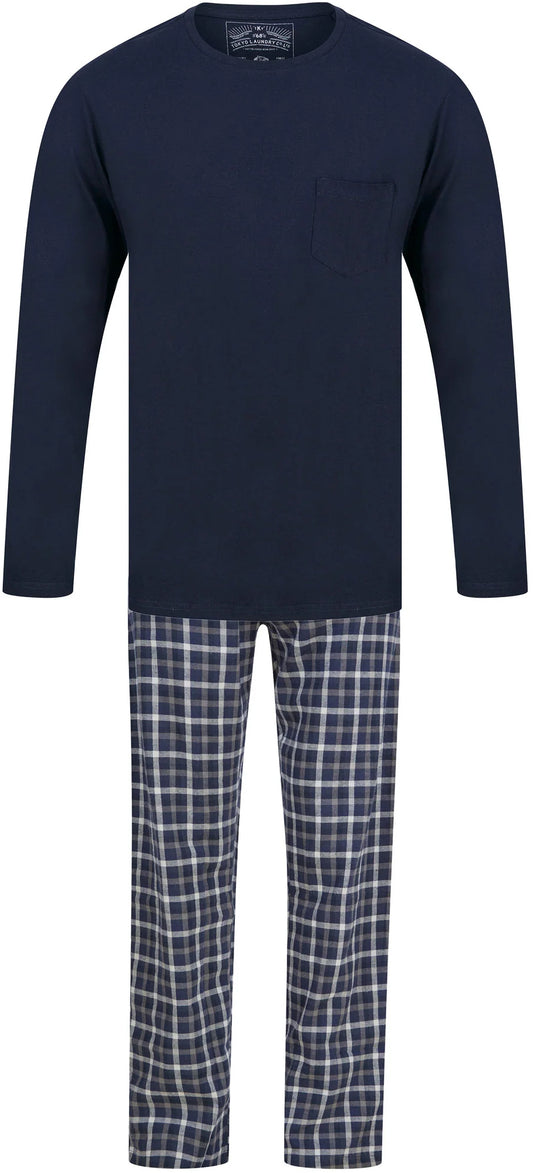 Tokyo Laundry Glencoe Mens Lounge Set - Blue