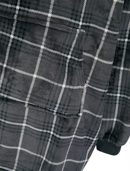 Tokyo Laundry Lenox Fleece Oversized Blanket Hoody - Grey