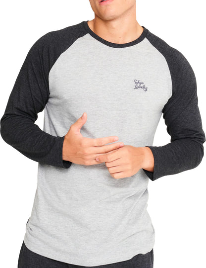 Tokyo Laundry Tudor Mens Lounge Set - Grey