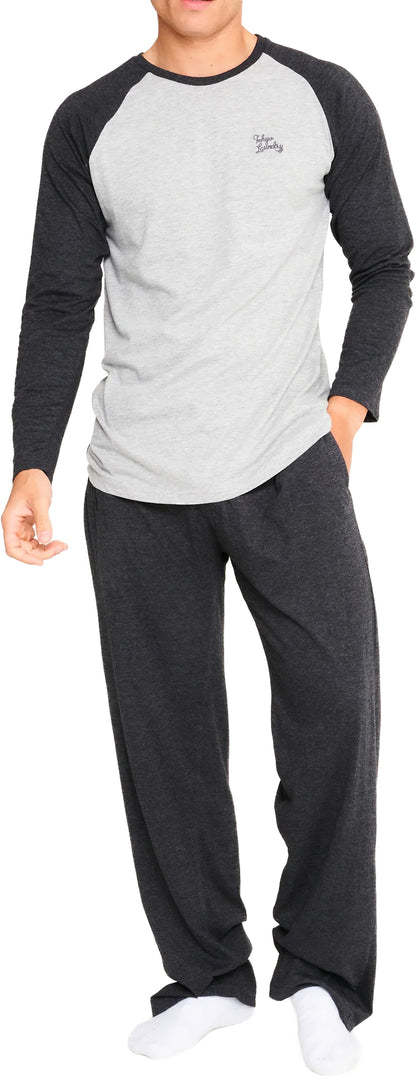 Tokyo Laundry Tudor Mens Lounge Set - Grey