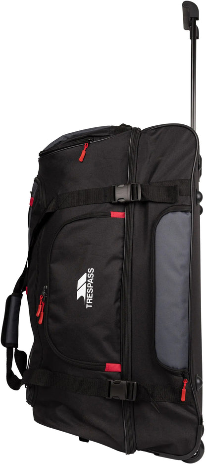 Trespass Fero 100L Trolley Holdall - Black