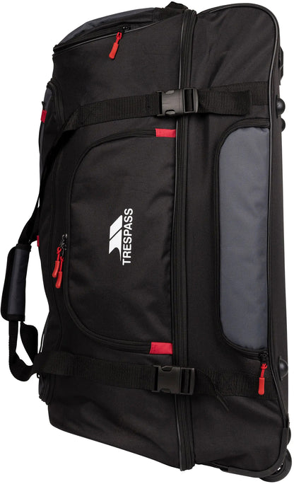 Trespass Fero 100L Trolley Holdall - Black