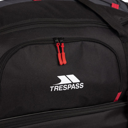 Trespass Fero 100L Trolley Holdall - Black