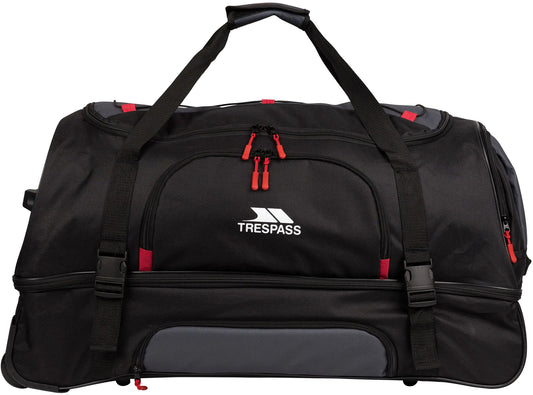 Trespass Fero 100L Trolley Holdall - Black