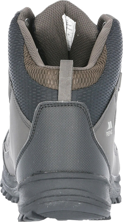 Trespass Finley Mid Waterproof Mens Walking Boots - Grey