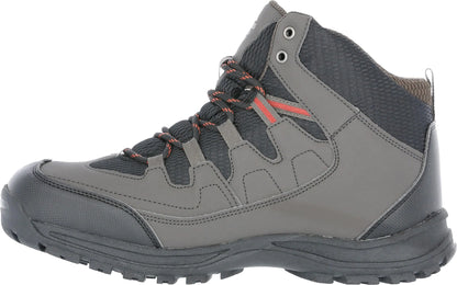 Trespass Finley Mid Waterproof Mens Walking Boots - Grey