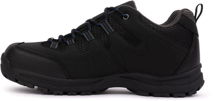 Trespass Finley Waterproof Mens Walking Shoes - Black