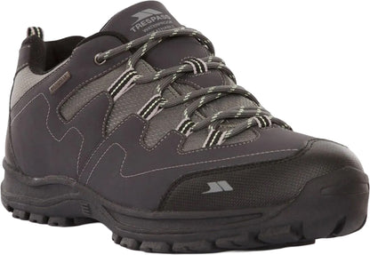 Trespass Finley Waterproof Mens Walking Shoes - Grey