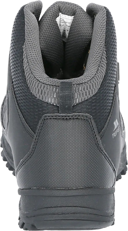 Trespass Finley Mid Waterproof Mens Walking Boots - Black