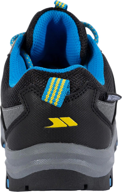 Trespass Gillon II Waterproof Junior Walking Shoes - Black